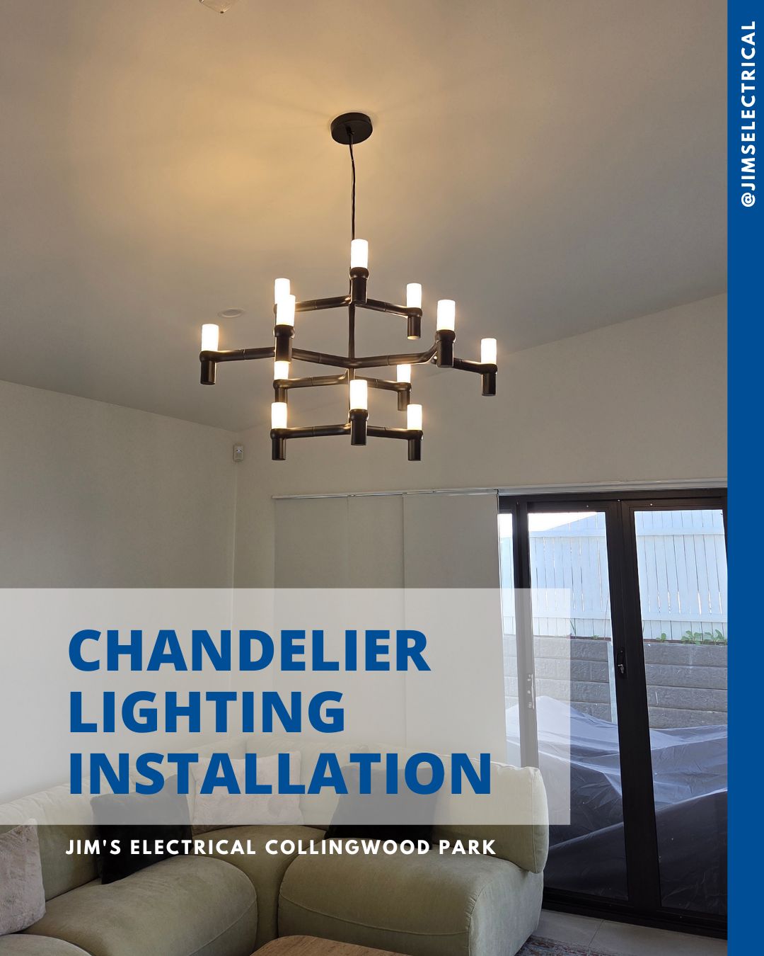 Chandelier Lighting Installation